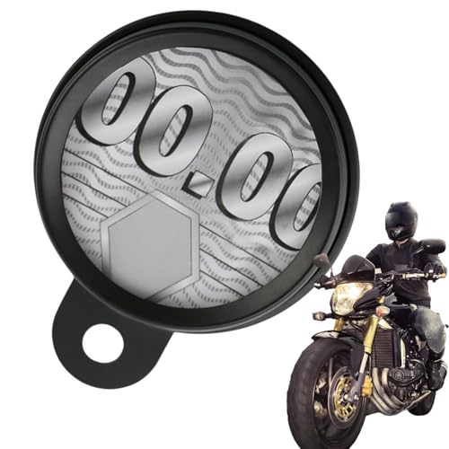 Genérico Soporte para La Pegatina De Impuesto De La Motocicleta,Colgador para La Tarjeta Y La Etiqueta del Scooter | Disco Multiusos Anticorrosivo para Scooter Motocicleta Bicicleta