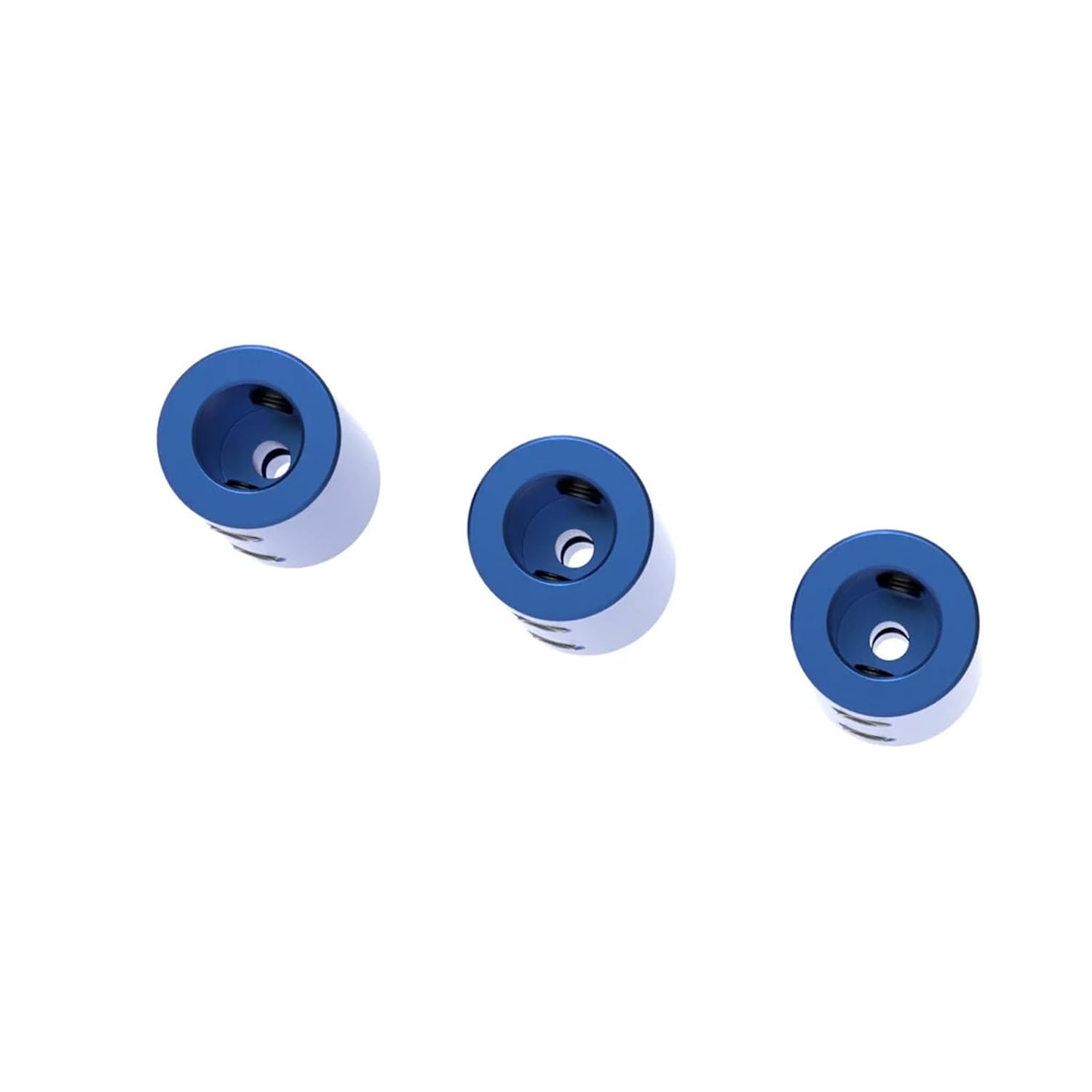 2mm/3mm/3.17mm/4mm/5mm/6mm/6.35mm/7mm/8mm/10mm Aluminum Rigid Shaft Coupler Coupling Motor 1Pcs(D14L25 5mm-7mm)