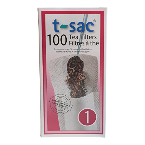 Modern Tea Filter Bags, Disposable Tea Infuser, Size 1, Set of 100 Filters - Heat Sealable, Natural, Easy to Use Anywhere, No Cleanup – Perfect for Teas, Coffee & Herbs - from Magic Teafit