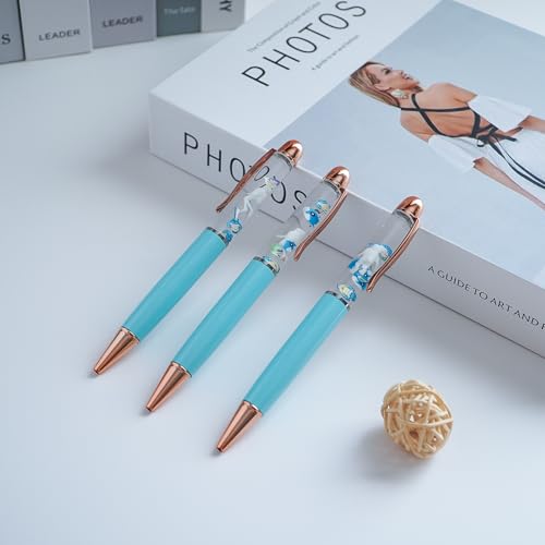 Image of Diver Funny Pens Cute Floater Floating Liquid Writing Journaling Office Pen Unique Gift For Women Men