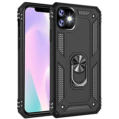 Korecase Rugged Kickstand Case for iPhone 11, Black