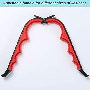 Jar Opener Bottle Opener and Ring Pull Can opener for Seniors, Arthritis Hands and Anyone with Low Strength, Arthritis Jar Openers Get Lids Off Easily