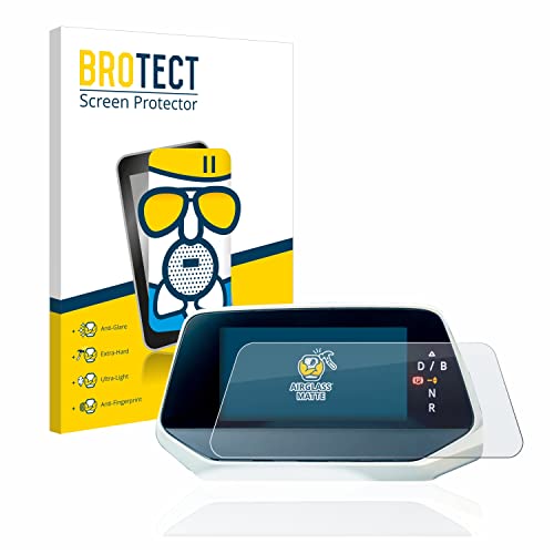 brotect Anti-Glare Glass Screen Protector Matte Compatible with Volkswagen ID.4 Digitalcockpit - Anti-Scratch 9H Protection Film