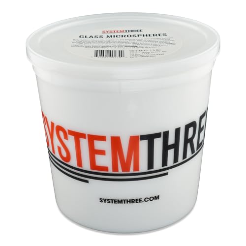 System Three White Glass Microspheres, 5 Quart Tub
