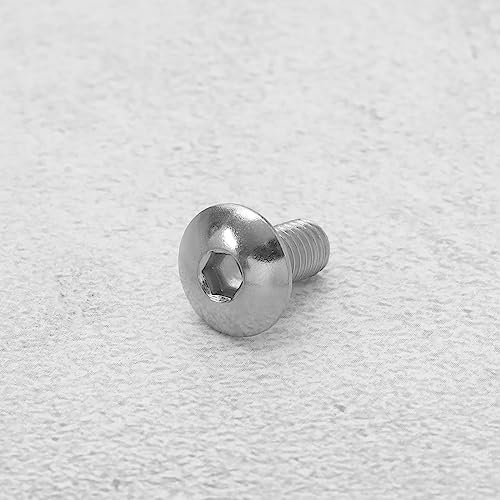 EMSea 20 Stück M6 x 12 mm Motorrad-Befestigungsschrauben Ersatz kompatibel mit Honda kompatibel mit Yamaha Motorrad-Verkleidungsschrauben