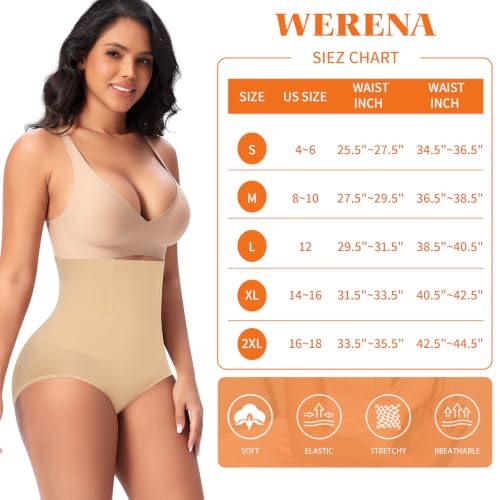 Image of Tummy Control Shapewear Panties for Women High Waisted Body Shaper Briefs