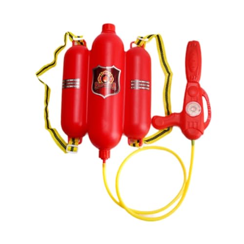 mophrati Feuerwehr Wasserrucksack – vielseitiges Spielzeug für sommerlichen Wasserspaß für Kinder am Pool, Strand oder im Garten.