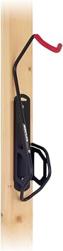 Minoura CYCLING_EQUIPMENT Bike Hanger V2, Wall Mount Vertical Type, For 1 Bike, Black