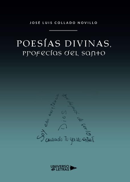 Portada de Poesías divinas, profecías del santo