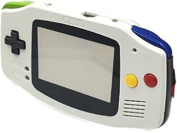 Replacement Full Housing Shell Case Cover with Full Button for Gameboy Advance GBA White