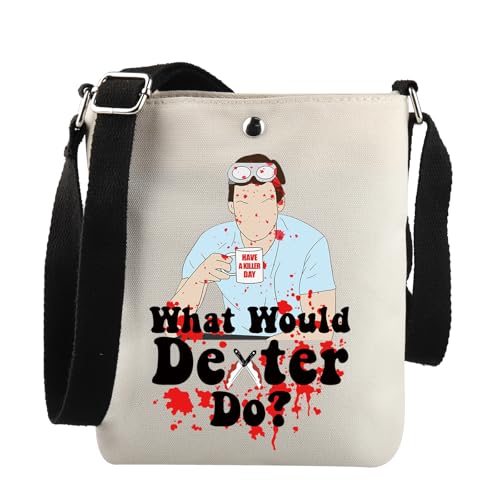 TV Show Inspired Gift What Would Do Crossbody Bag Serial Killer Fan Gift (What Would Dex C Bag)
