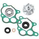 JAVIK Water Pump Impeller &Gasket Rebuild Kit Compatible with Honda CR500R 1986-2001,OEM#19215-KA5-690