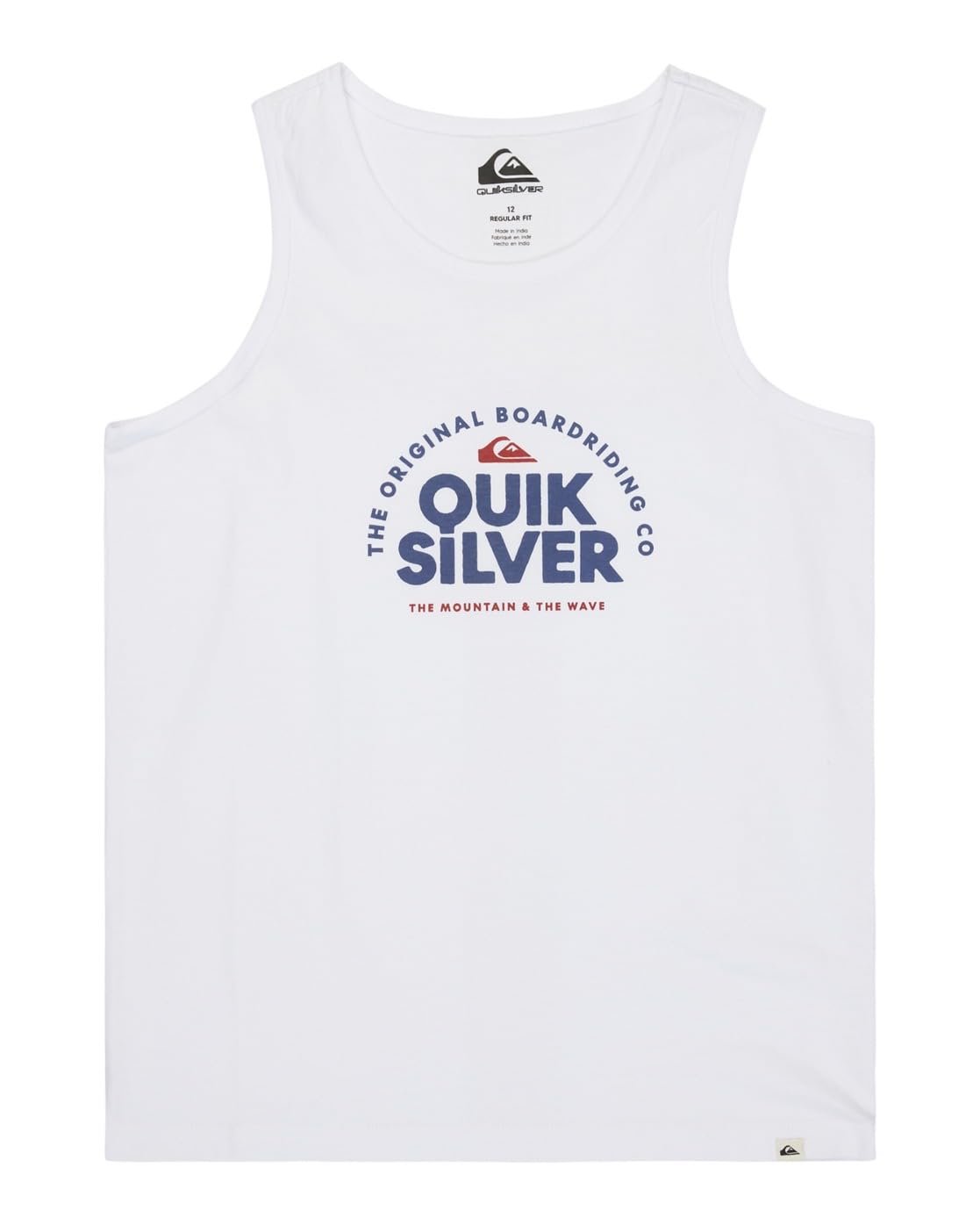 Quiksilver Fundamental Ride - Camiseta sin Mangas - Niños 8-16 - Blanco.