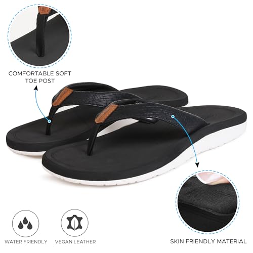Image of AEROTHOTIC Beach Sandals for Woman Non Slip Flip Flops Quick Dry Slippers