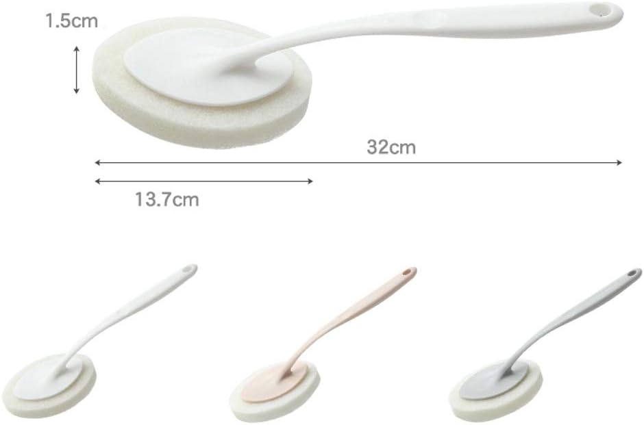 Toilet Brush Brush and Holder Bathroom Long Handle Sponge Cleaning Supplies