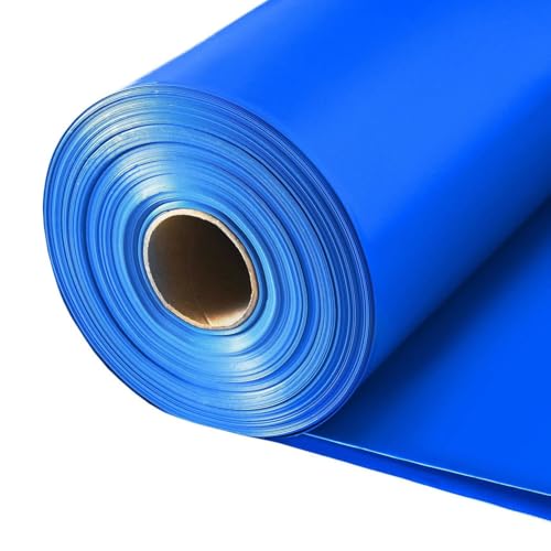 Blue Vapour Barrier Foil – High Performance Damp Proof Membrane for Floor & Loft Insulation (T40 Certified) – 100m2 - 2x50m