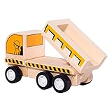 【 Drehfunktionen 】Das LKW-Modell ist mit einem Drehrad ausgestattet. Die Räder können verwendet werden, um das Sandkasten Spielzeug flexibel herumzufahren. Der Bio Lastwagen kann auch kinderleicht zerlegt und wieder zusammengesetzt werden.