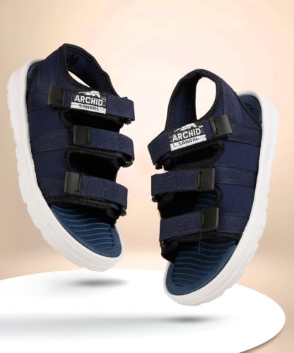 Image of ARCHID Kids Boys Sandals with Back Strap | Lightweight EVA Sole | Comfortable Anti-Slip Casual Sandals for Boys | Outdoor, Indoor, Travel & Everyday Footwear