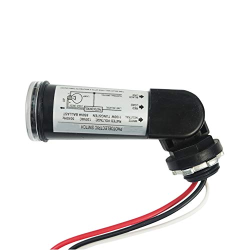 Proshopping Ac 120V Outdoor Sensor Photoelectric Switch, Dusk To Dawn Photocell Switch, Hard-Wired Post Eye Light Control With Photocell Light Sensor And Swivel Mount, Mini Auto Switch - For Ourdoor #TOP5