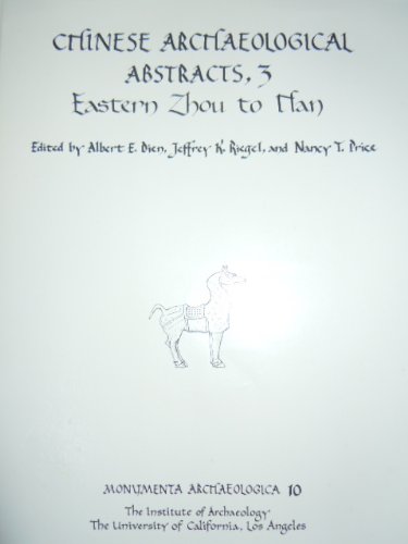 Chinese Archaeological Abstracts (1963-1966). (Monumenta Archaeologica)