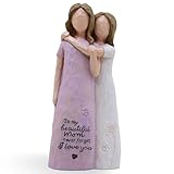 AcowSpt Mom Birthday Gifts, Mother of The Bride Gift, Mom Valentine Gift, Sculpted Hand-Painted Figurine