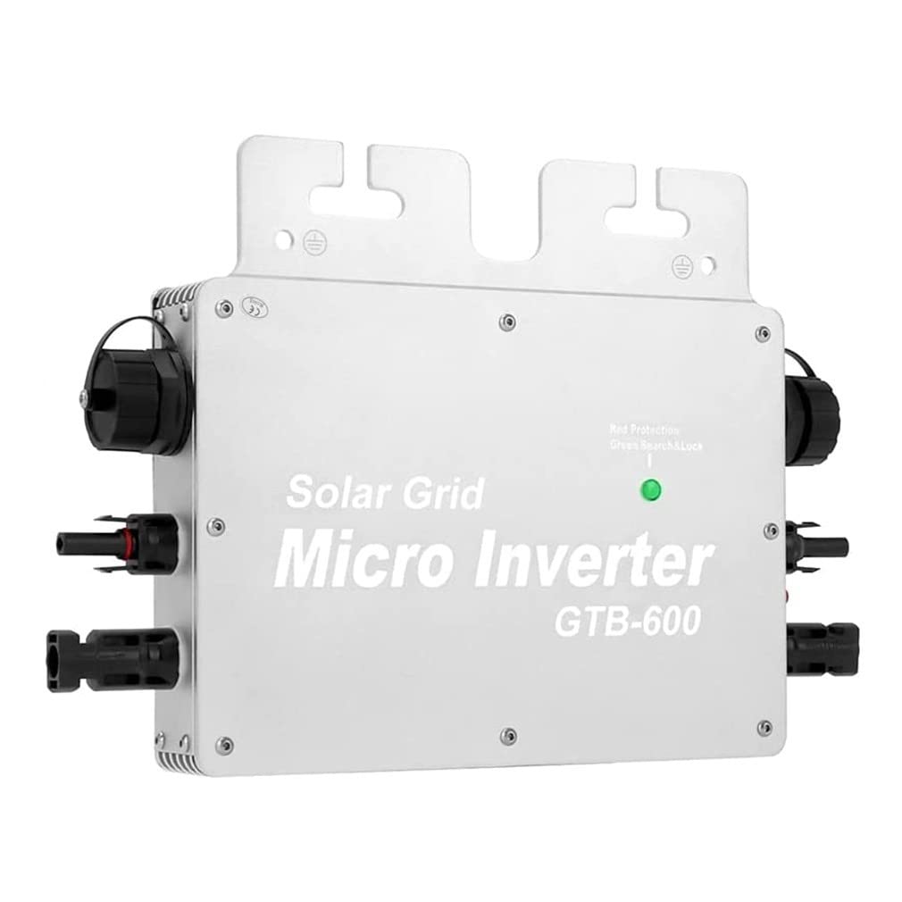 600W/700W/800W Micro-Onduleur Solaire Grid Tie Micro Onduleur Smart Micro Inverter 110V/220V WiFi Solar Grid Inverter Ip65 ImperméAble MPPT Grid Tie Inverter Efficacité 99,5%