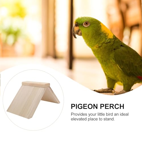 VANZACK 2 peças de suporte de descanso de pombos, animais de estimação, suporte para brincar de páss