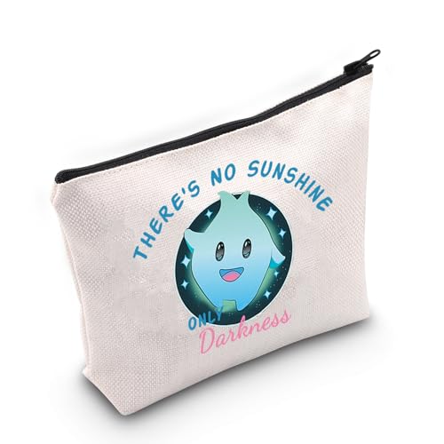 JXGZSO There's No Sunshine Only Darkness Cosmetic Bag Animation Movie Lover Gift Lumalee Blue Makeup Bag
