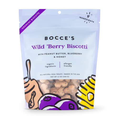 Bocce's Bakery All-Natural, Small Batch, Organic Dog Treats, Wild 'Berry ...
