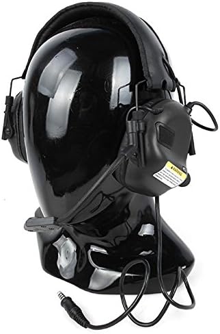 OPSMEN M32 Hearing Protection Headset With Standard Plug - Black