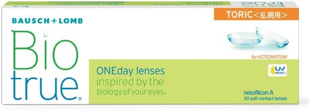 【6箱セット】 バイオトゥルー ワンデー トーリック 乱視用 30枚入り 【PWR】-4.50【乱視度数】-2.75【乱視軸】90