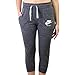Nike Women's Gym Vintage Capris Anthracite/Sail Small