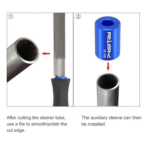 COONIUM Professional Bicycle Star Nut Installation & Removal Tool Set - Bike Headset Star Fangled Nut Setting Tool for Steel Fork Steerer Tubes