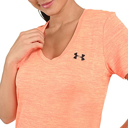 Image of Under Armour Womens Tech V-Neck Twist Short-Sleeve T-Shirt