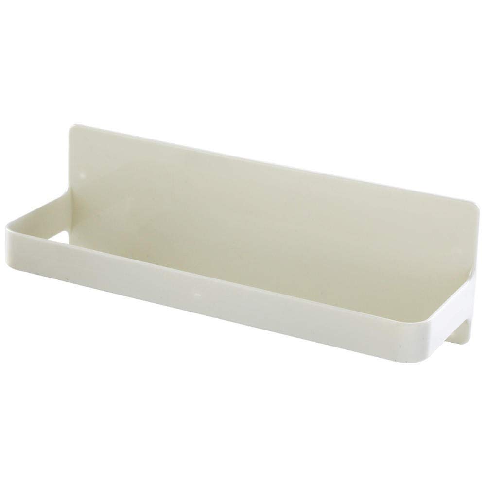 bathroom shelf, Shower Shelf Without Durable Cuisine Bathroom Corner Shelves Adhesive Bracket(White)