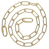 Stabilité sécurisée : conçue pour fournir un support pour les luminaires plus lourds tout en conservant une apparence décor, chaîne d'éclairage de lustre, chaîne de luminaire robuste