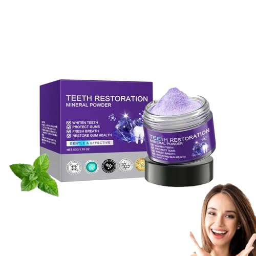 Dormorna Mineralpulver zur Zahnrestauration, Hydroxylapatit-Zahnrestauration Pulver, Zahnreparatur Mineralpuder, Zahnreparatur Pulver, Natürliche Zahnschmelzreparatur und Fleckenentfernung (1)