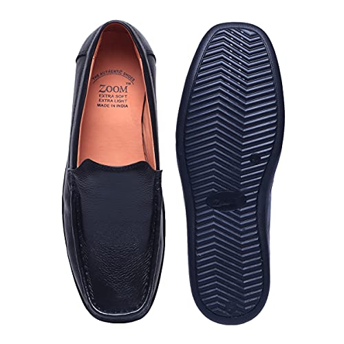 Image of Zoom Shoes Leather Shoes for Men | Super Comfortable with Cushioned Insole Formal /Loafer Shoes for Adult A-1241