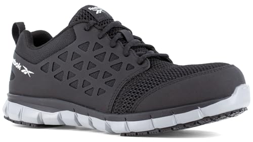 Reebok Women's Black Sublite Cushion Work MaxTrax Composite Toe Athletic (9.0 W)