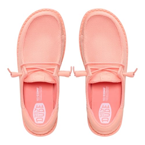 Image of HEYDUDE Women's Wendy Funk Mono Slip On Shoe | Stretch Knit Upper, Cushioned Foam Insole, Ultralight Casual Loafer