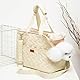 Woolala Haustier-Tragetasche, Haustier-Tragetasche für Katzen und Hunde, Hunde-Reisetasche mit atmungsaktivem Netz, tragbare Welpen-Reisetasche, abnehmbare Haustiermatte für Reisen, Einkaufen,