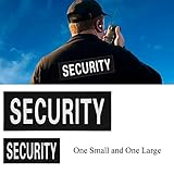 Reflektierende Security Klett Aufnäher Set Klettsticker Reflektorband Klettsticker Security Nachtsichtbarkeit Security Nylon Hook Loop Patch für Vest Tactical Hundegeschirr Weste Kragen, 2 Patches
