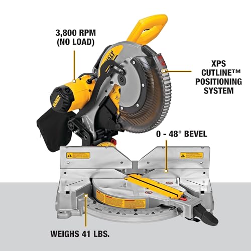 Sliding Compound Miter Saw with Double Bevel