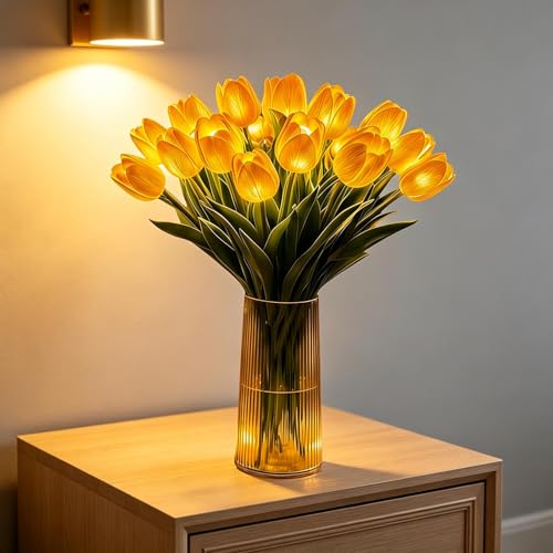 Fleurs lumineuses délicates à 15 lumières modulables pour centre de table - 8