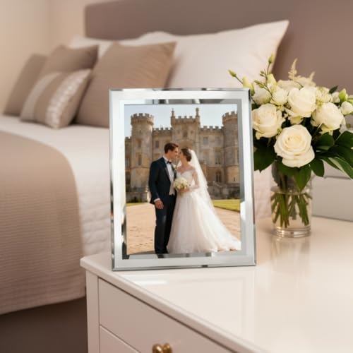 PETAFLOP 8x10 Picture Frame Glass Frames for 8 by 10 Pictures, Tabletop Display Vertically or Horizontally by PETAFLOP - Image 5