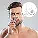 4 Pcs Nose Hair Scissors Safety Tip Clippers Small Scissors With Round Tip Design Professional Grooming Rounded Facial Safety Scissor Beauty for Men Women Hair Eyelashes Nose Eyebrow Trimming