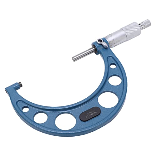 Calibrador micrométrico herramienta de medición industrial de aleación portátil 75-100 mm