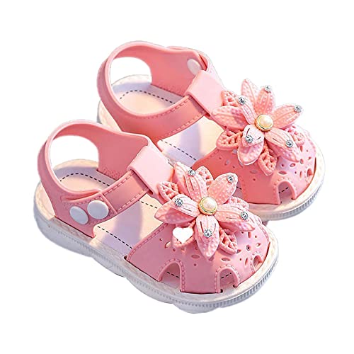 Summer New Lightweight Soft Bottom Breathable Cute Flower Girls Fashion Beach Sandals Youth Shower Shoes