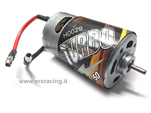 HUIOP - Moteur RC 550 12T Brushé + ESC 60A/360A - Pour Voiture 1/10 RC - Remplacement Pour TRAXXAS 4x4 Etc.