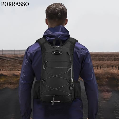 Mochila de senderismo impermeable ligera 18L negro miniatura 2